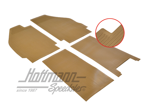 Revestimiento de goma, placa de base, -55, marrón | 111 863 001 BN | 020-5459-06