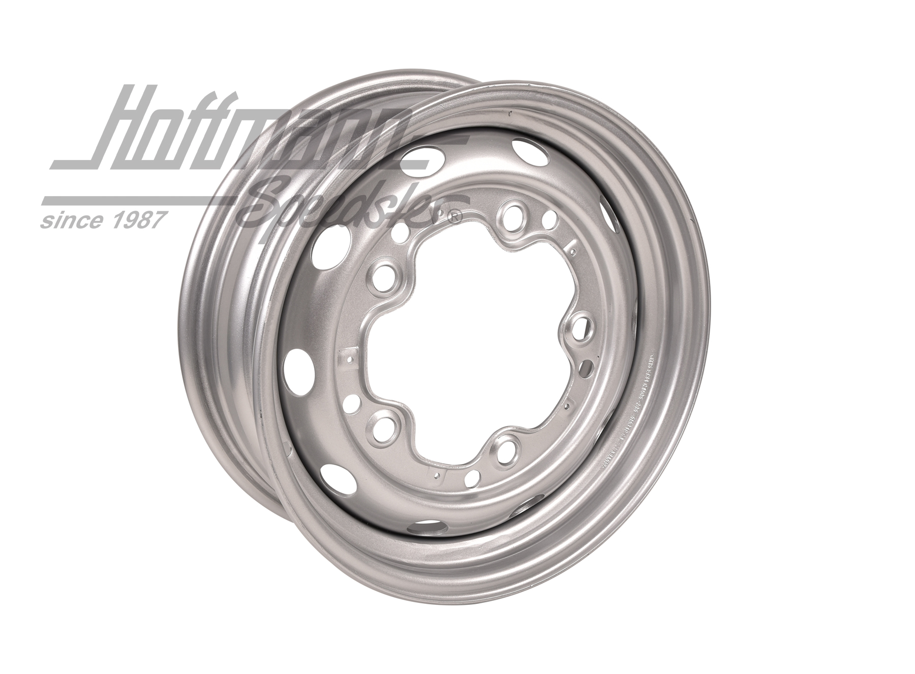 Llanta de acero, 5.5x15, ET34, con ABE | CW605-205-51534P-ABE | 070-8058