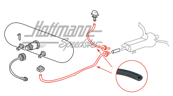 Manguera para sistema limpiaparabrisas | N  018 057 1 | 020-5189