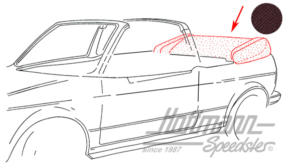 Funda de capota, 1.79-7.81, Sonnenland, marrón |  | 180-4922-70