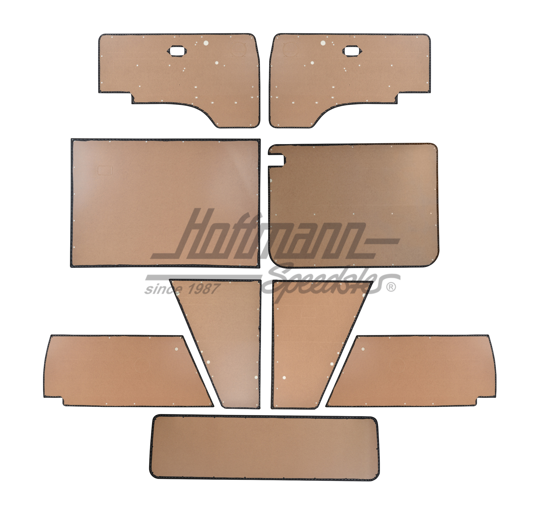 Juego de revestimiento, completo, negro, -84                                                        