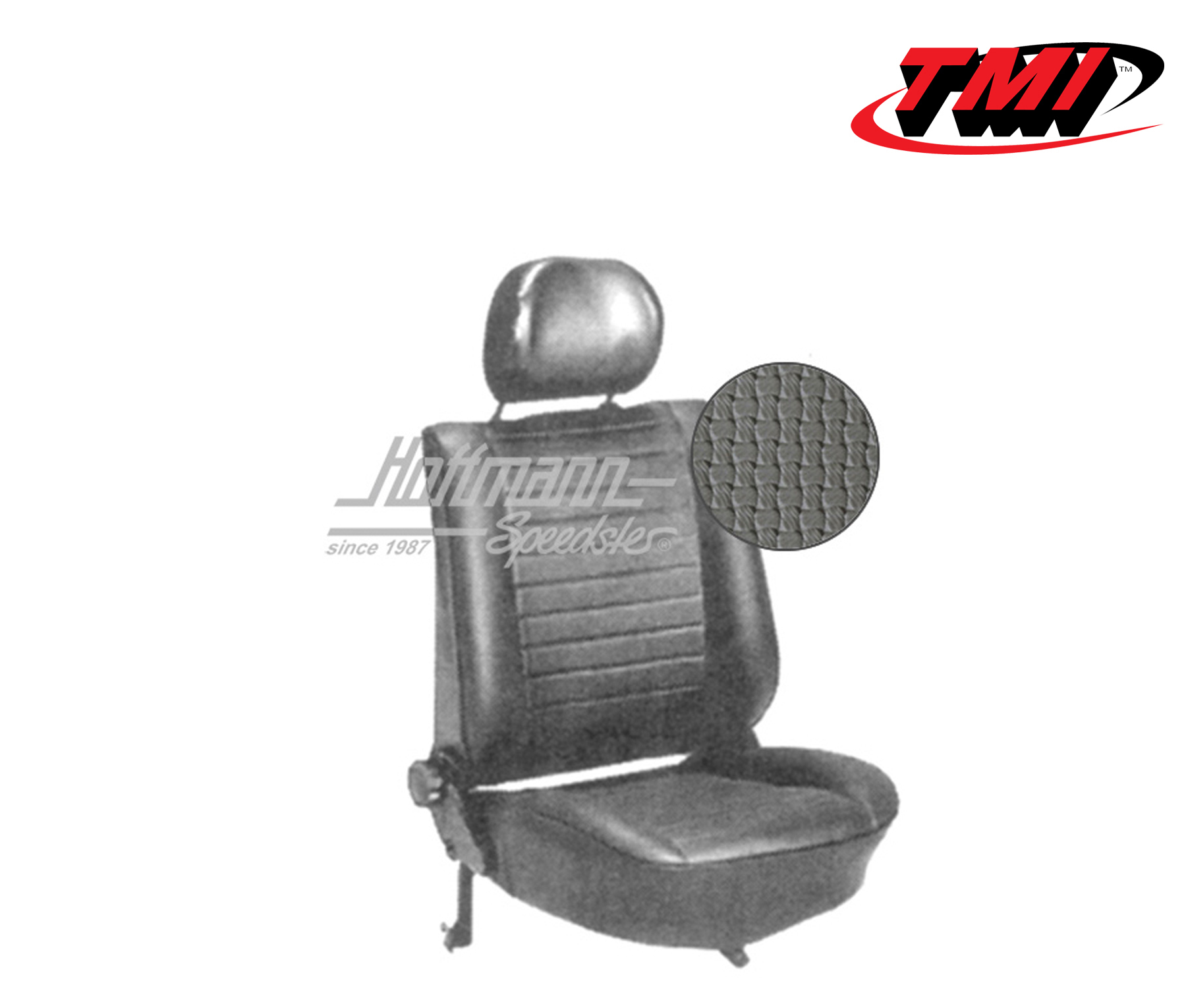 Fundas de asientos, Cabriolet, 8.76-, tejido de cesta, gris | 43-1328-06 | 055-6435