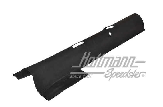 Estera de goma, túnel del bastidor, 8.55-7.59, negro                                                