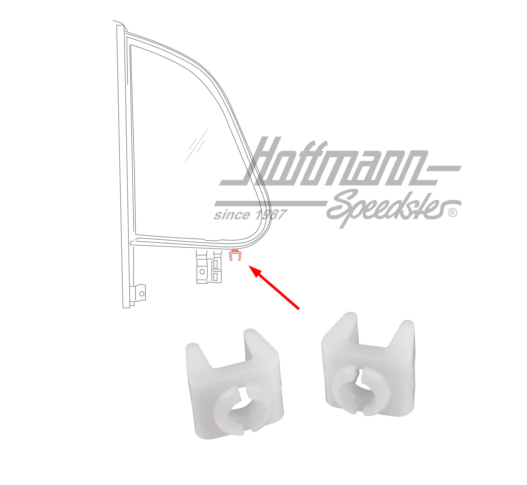Clips, marco de ventanilla giratoria
, 8.64- | 111 837 469 | 020-5196-30