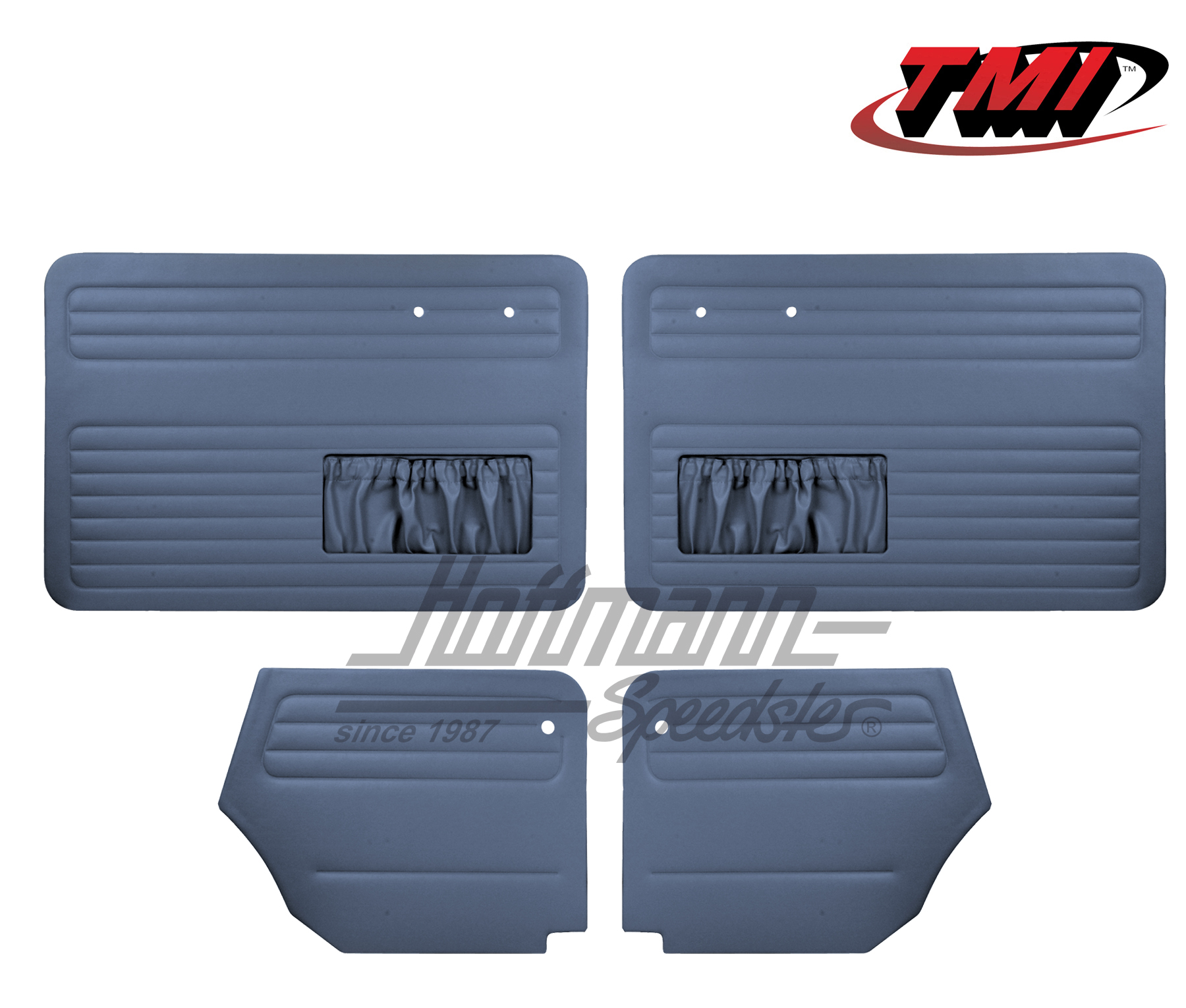 Paneles de puerta y de laterales, Escarabajo Cabriolet, 64-66, azul | 10-1328-18 | 055-7568
