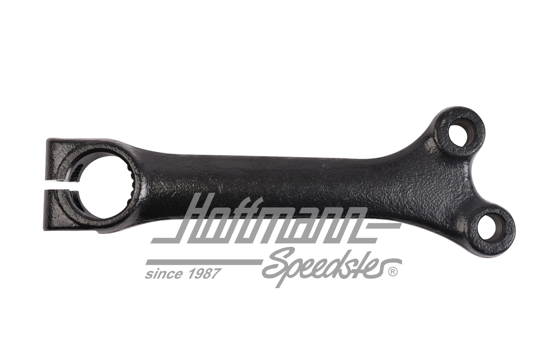 Palanca de dirección, 12.47-7.65, sin tope, negra                                                   