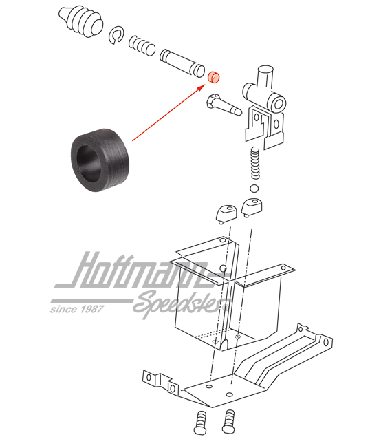 Anillo amortiguador, lateral, delantero, 5-marchas | 251 711 226 | 315-1400-06