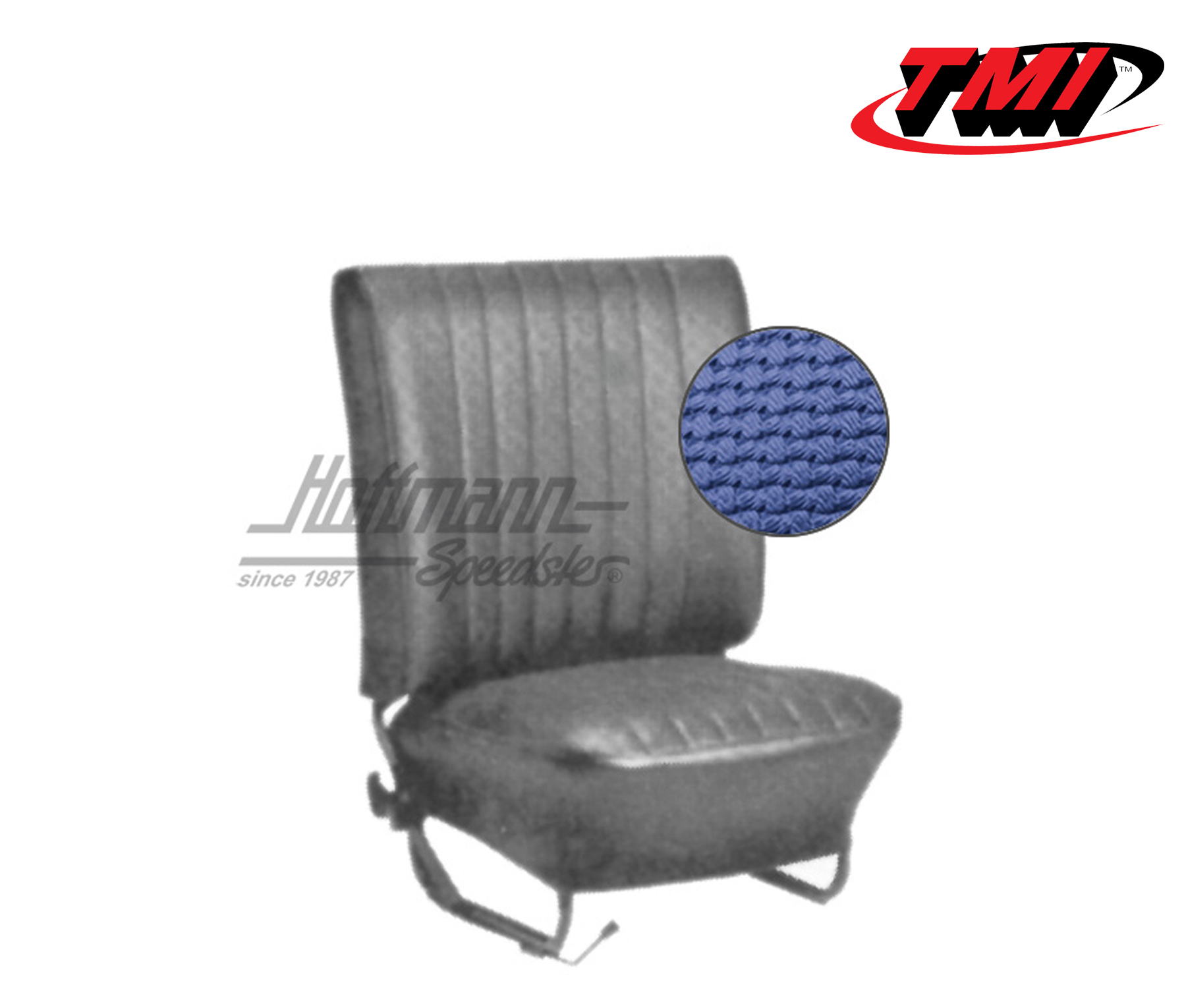 Fundas de asientos, Sedán, 64-67, tejido de cesta, azul | 43-1124-08 | 055-5520