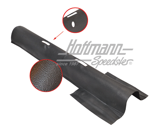 Estera de goma, túnel del bastidor, 8.55-7.59, negro | 113 863 311 C | 020-5457