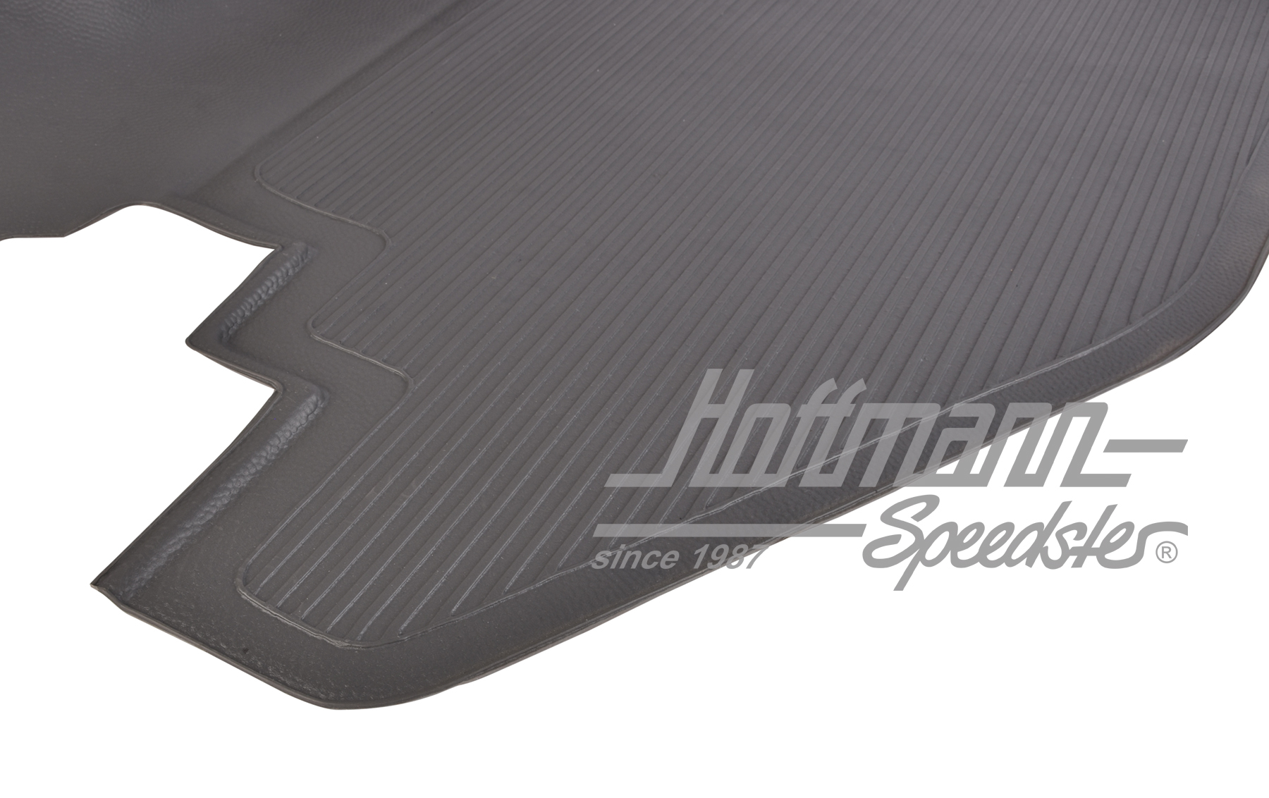 Alfombrilla de goma, placa de base, anterior, gris                                                  