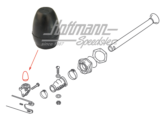 Tope de goma,
 posterior, izquierdo/derecho | 311 501 191 | 020-4230