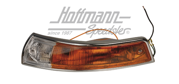 Piloto intermitente, amarillo/blanco, 65-68, izquierda | 901 631 401 02 | 580-1488-11