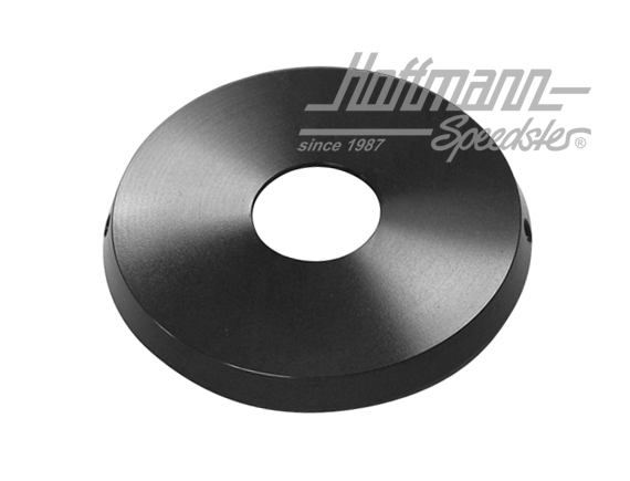 Cubierta del contacto de arranque, aluminio, negra, 74-98 | EQ85100 BL | 580-0102
