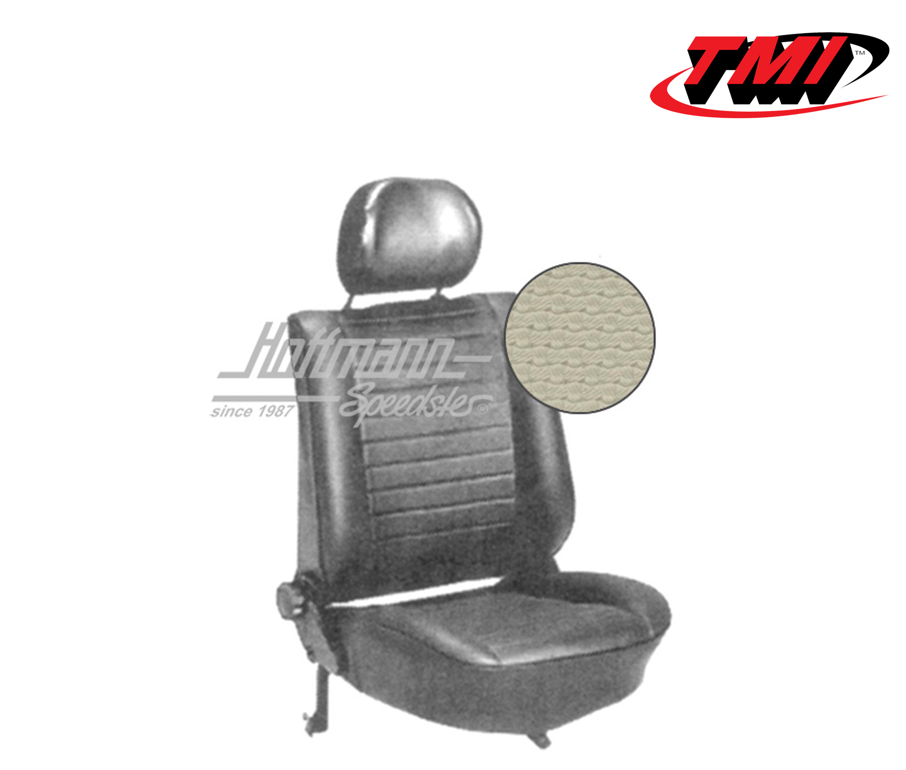 Fundas de asientos, Sedán, 8.76-, tejido de cesta, blanco antiguo | 43-1129-05 | 055-5450