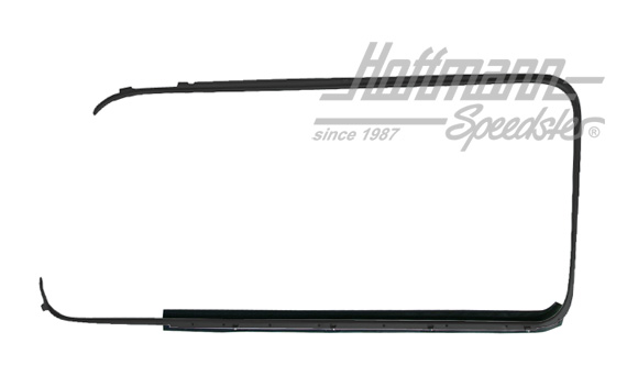 Marco decorativo de puerta, negro, Furgoneta T2, 67-79, izqdo. | 211 853 321 BS | 090-6150-01