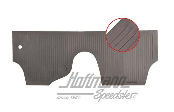 Estera de goma, chapa antisalpicaduras, -7.59, gris | 111 863 107 GY | 020-5451-04