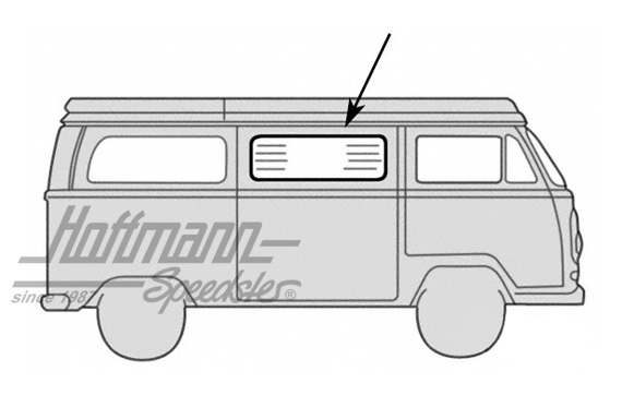 Junta de ventanilla de puerta y del medio, WESTFALIA | 231 069 413 | 090-6058-04