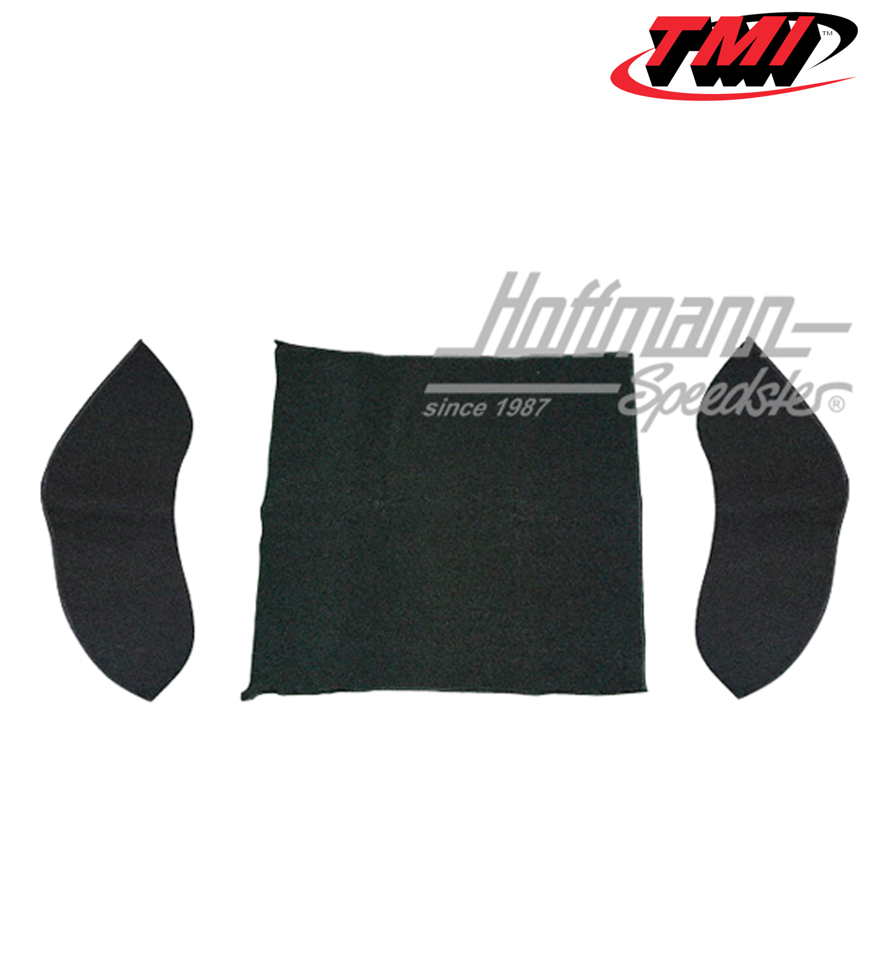 Juego de alfombras, compartimento almacenamiento , Sedán, terciopelo, negro, 8.57-7.64 | 34-R1101-801 | 055-7632