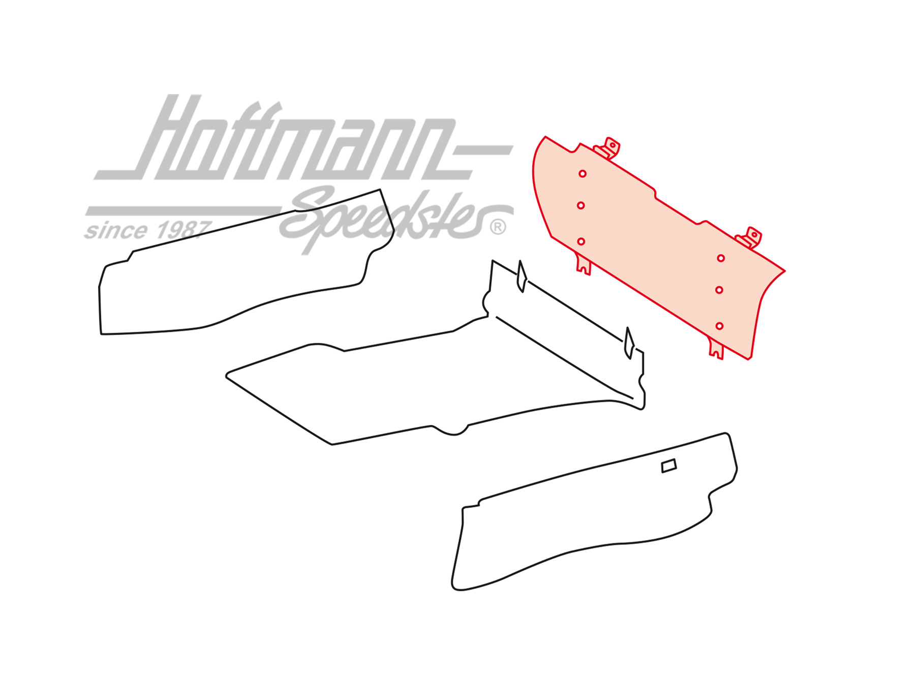 Revestimiento, maletero, superior, 77-89,                                                           