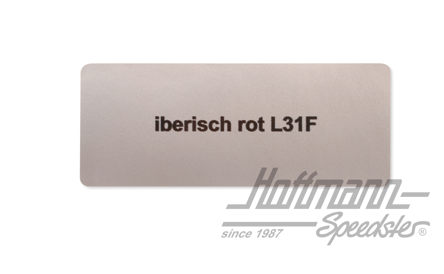 Pegatina, número de color L31F, rojo ibérico | L31F | 021-0180-09