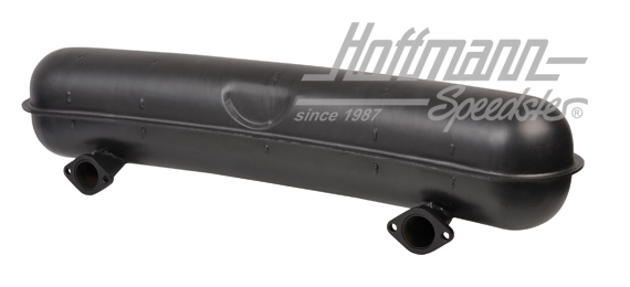 Escape deportivo, chapa de acero, 2 x 75 mm, 66-73                                                  