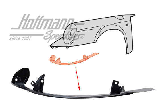 Carcasa de intermitente,
 anterior, 69-73, izqda. | 901 503 043 23 | 590-0550-01
