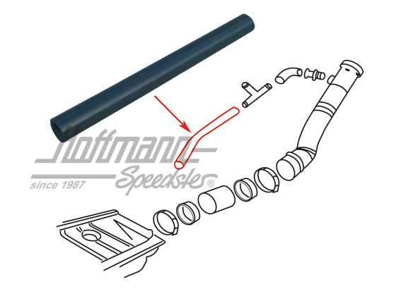 Tubo flexible de respiradero, en el depósito, 8.67- | N  020 363 1 | 020-5008-03