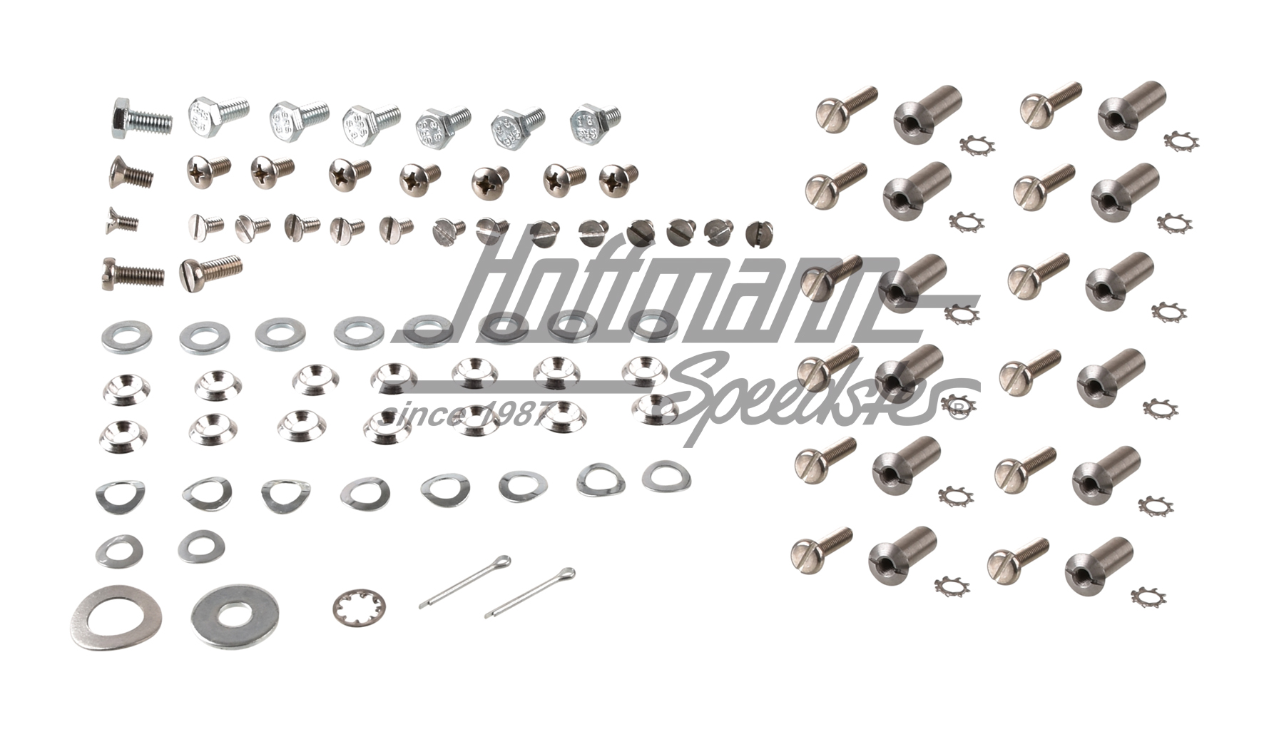 Juego de tornillos, techo plegable, Furgoneta T1, 50-60                                             