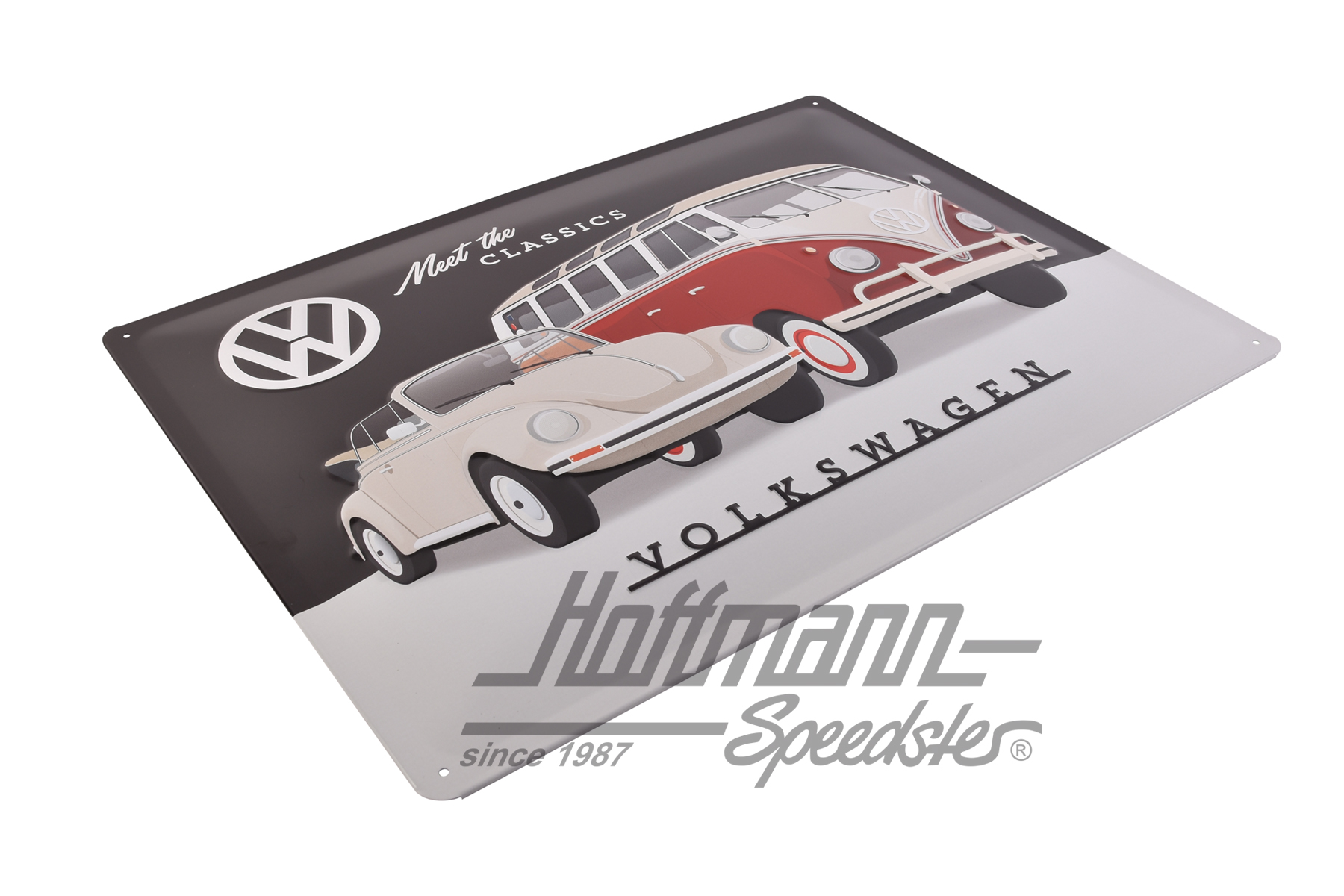 Placa de chapa, 300x400mm, VW MEET THE ....                                                         