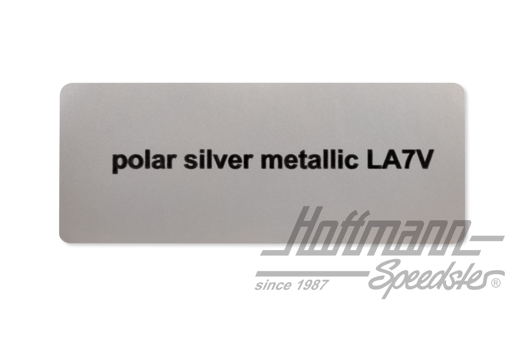 Pegatina, número de color LA7V, plata polar metálica | LA7V | 021-0180-35