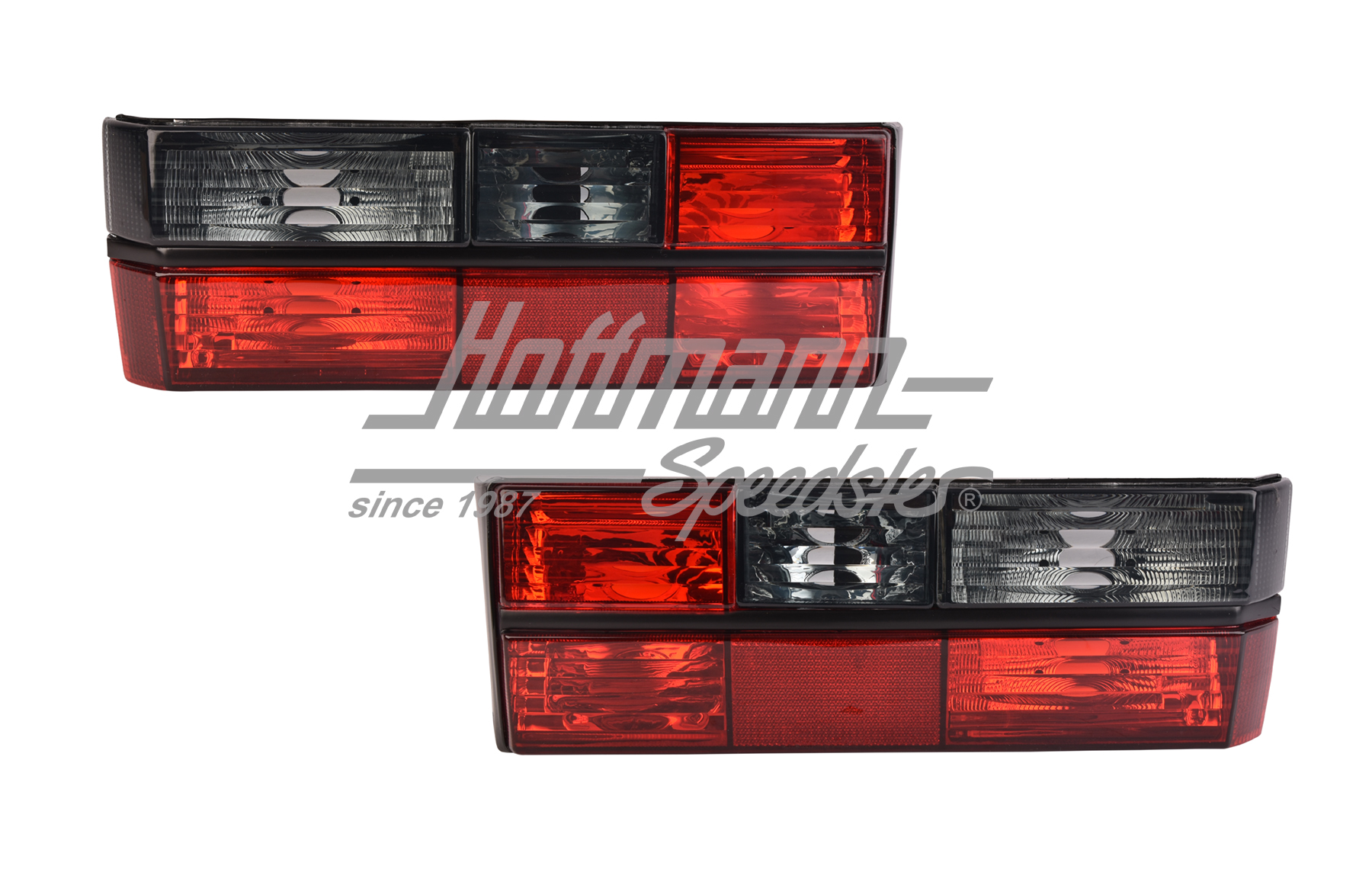 Pilotos traseros, Golf 1, 8.80-8.83, rojo/ahumado, grandes | 171 945 111 / 171 945 112 AD | 190-4403