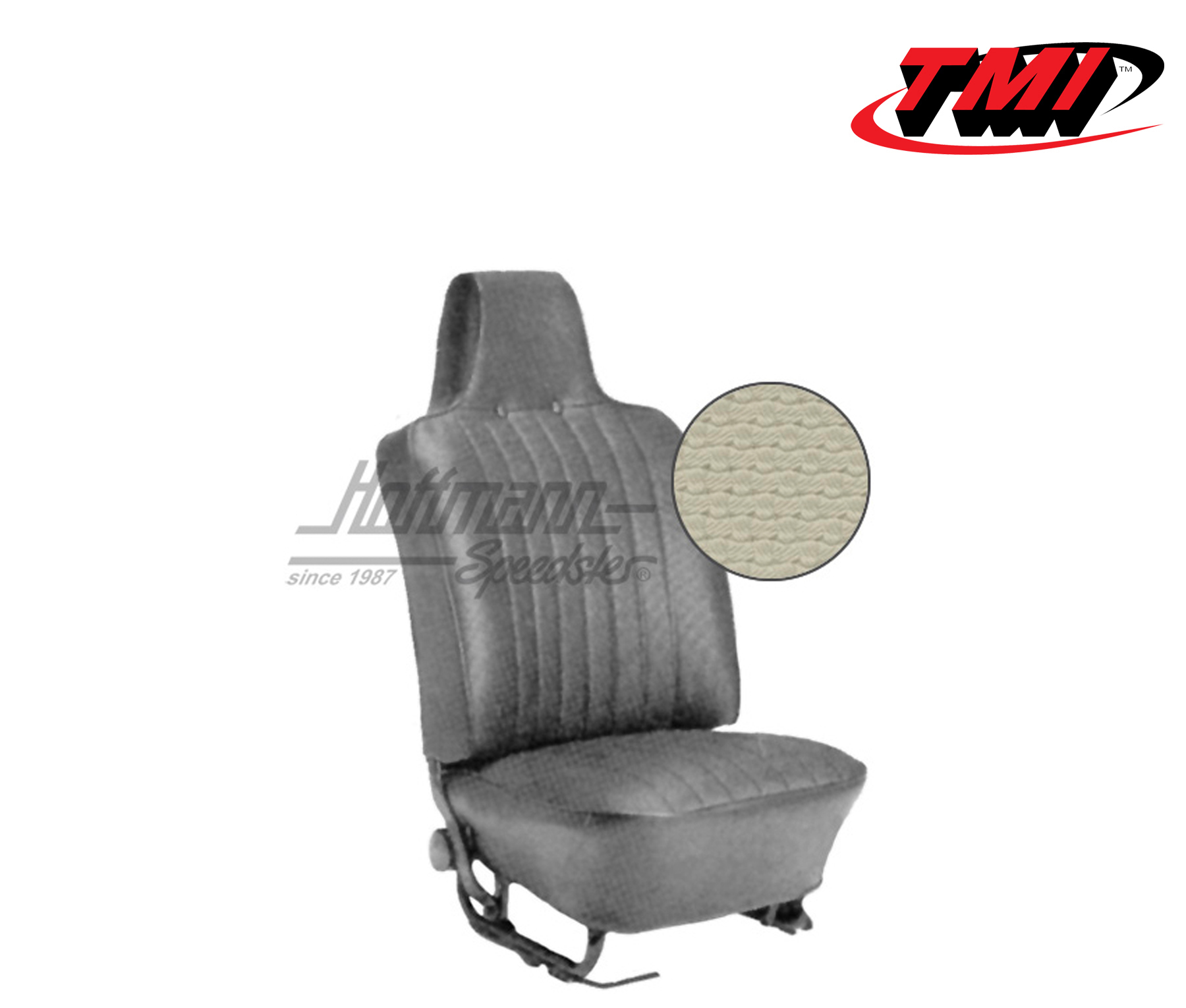 Fundas de asientos, Cabriolet, 69-72, tejido de cesta, blanco antiguo | 43-1325-05 | 055-6150