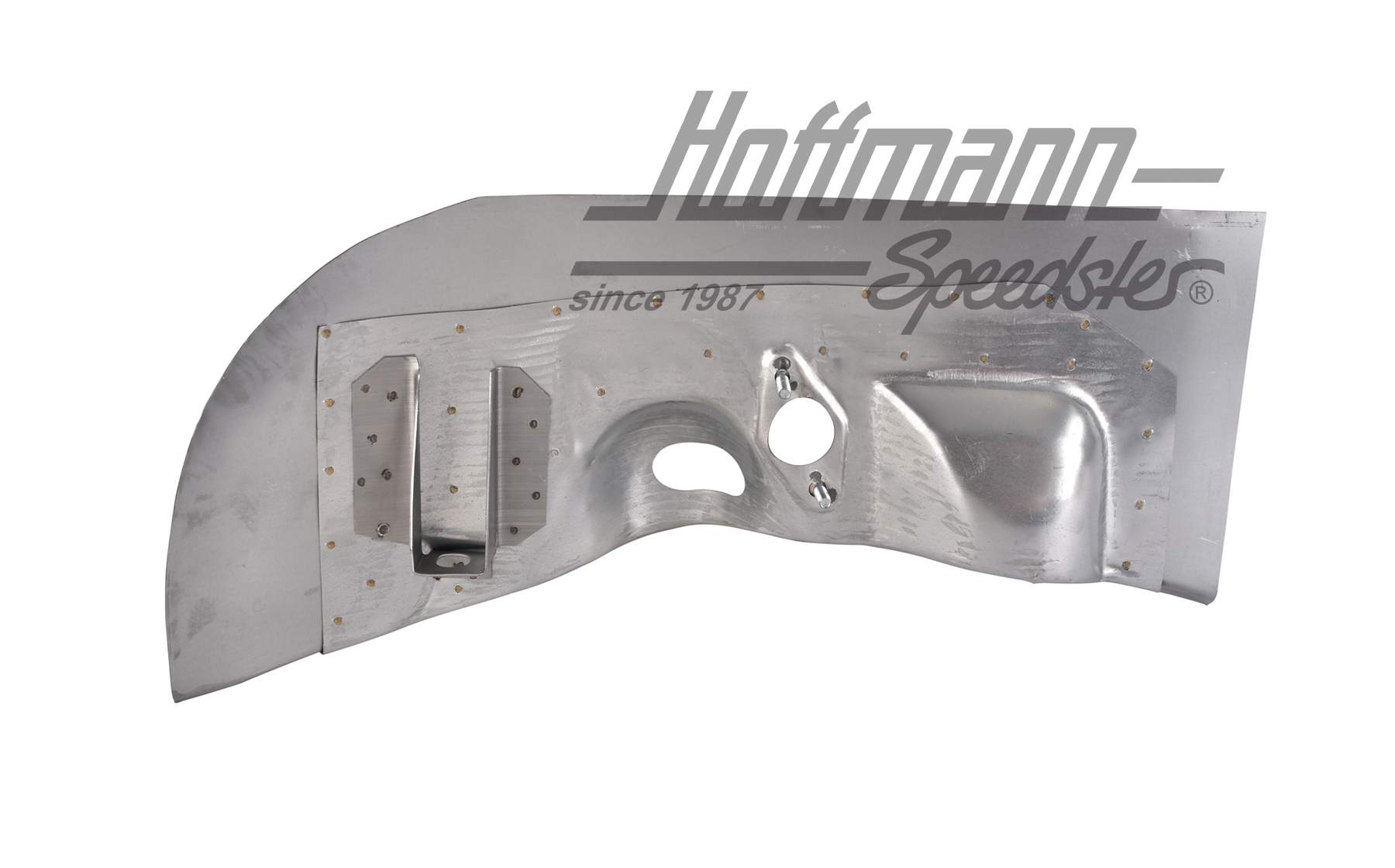 Chapa guardarruedas con soporte de montaje, -66, posterior, izqda. | 111 809 171 A | 050-1411