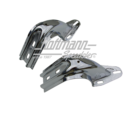 Brazos de bisagra, capó motor, cromado | AC 827 801 | 020-0733