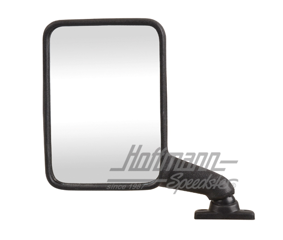 Retrovisor exterior, Furgoneta T3, negro, plástico, izquierdo | 251 857 513 | 370-5115-01