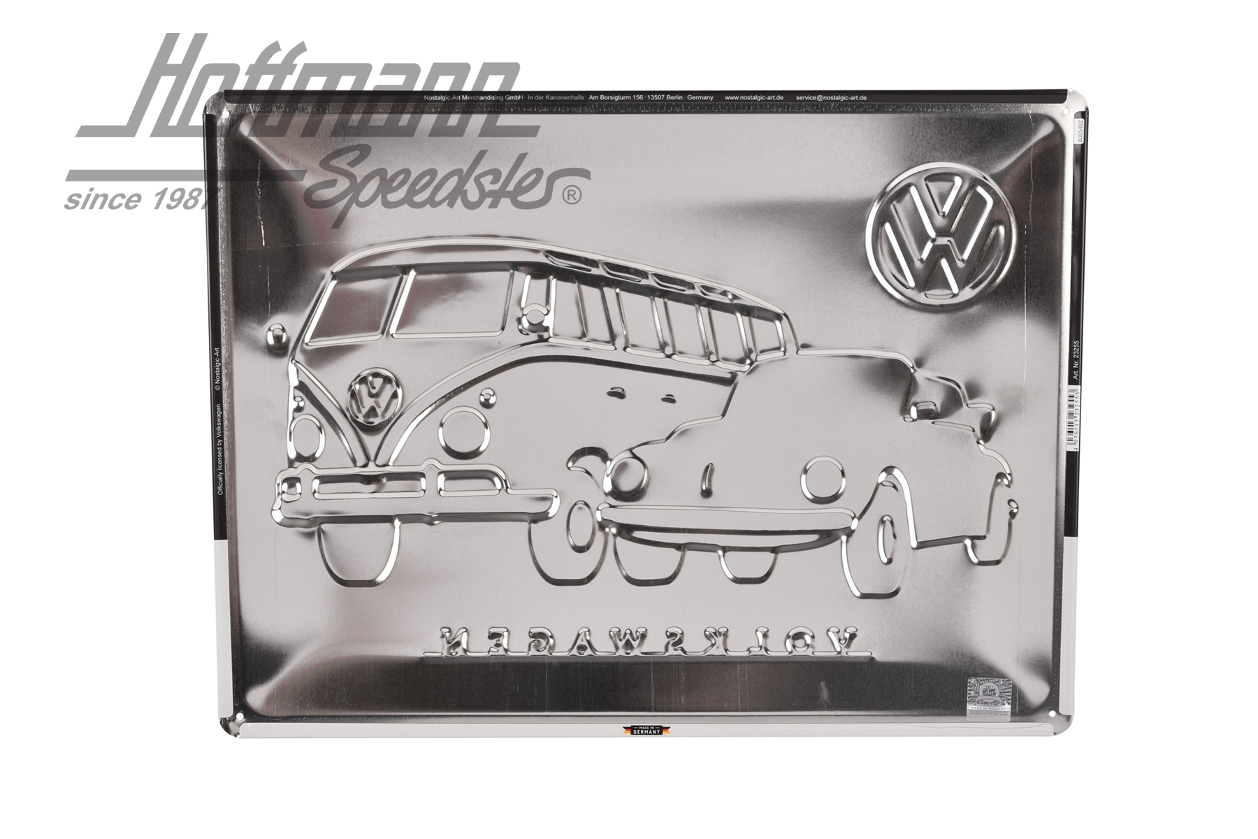 Placa de chapa, 300x400mm, VW MEET THE ....                                                         