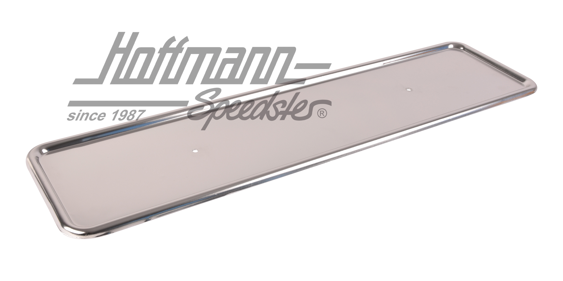 Soporte para matrícula, aluminio, 520x112 mm                                                        