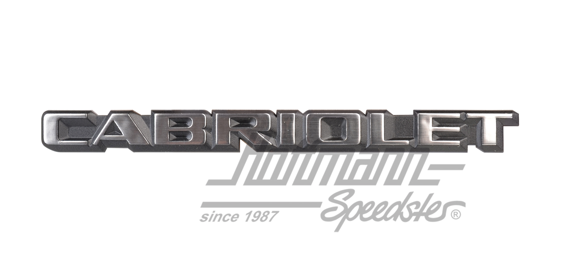 Logotipo, Cabriolet, posterior, pequeño | 155 853 687 F GX2 | 180-6559-22