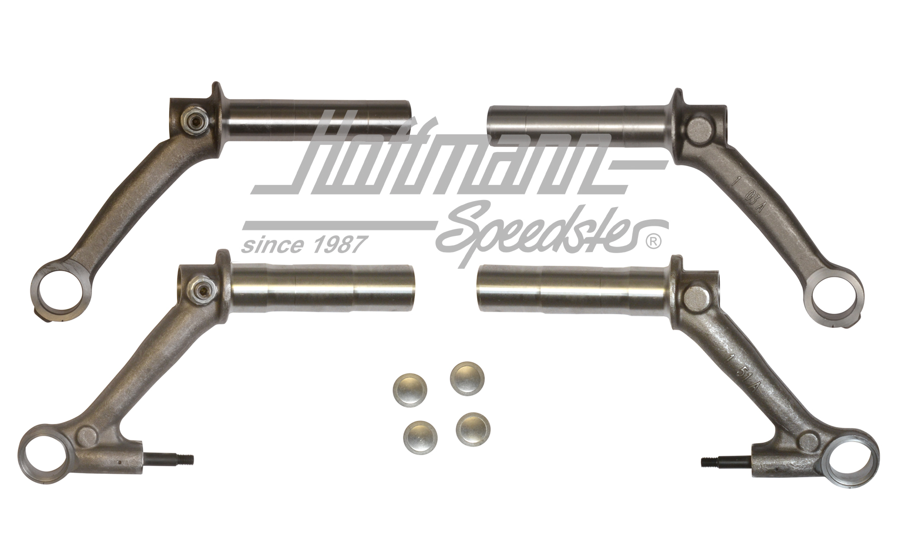 Juego de brazo soporte, sin cabeza esférica, 8.65- | 131 405 103 Satz | 020-2597-10