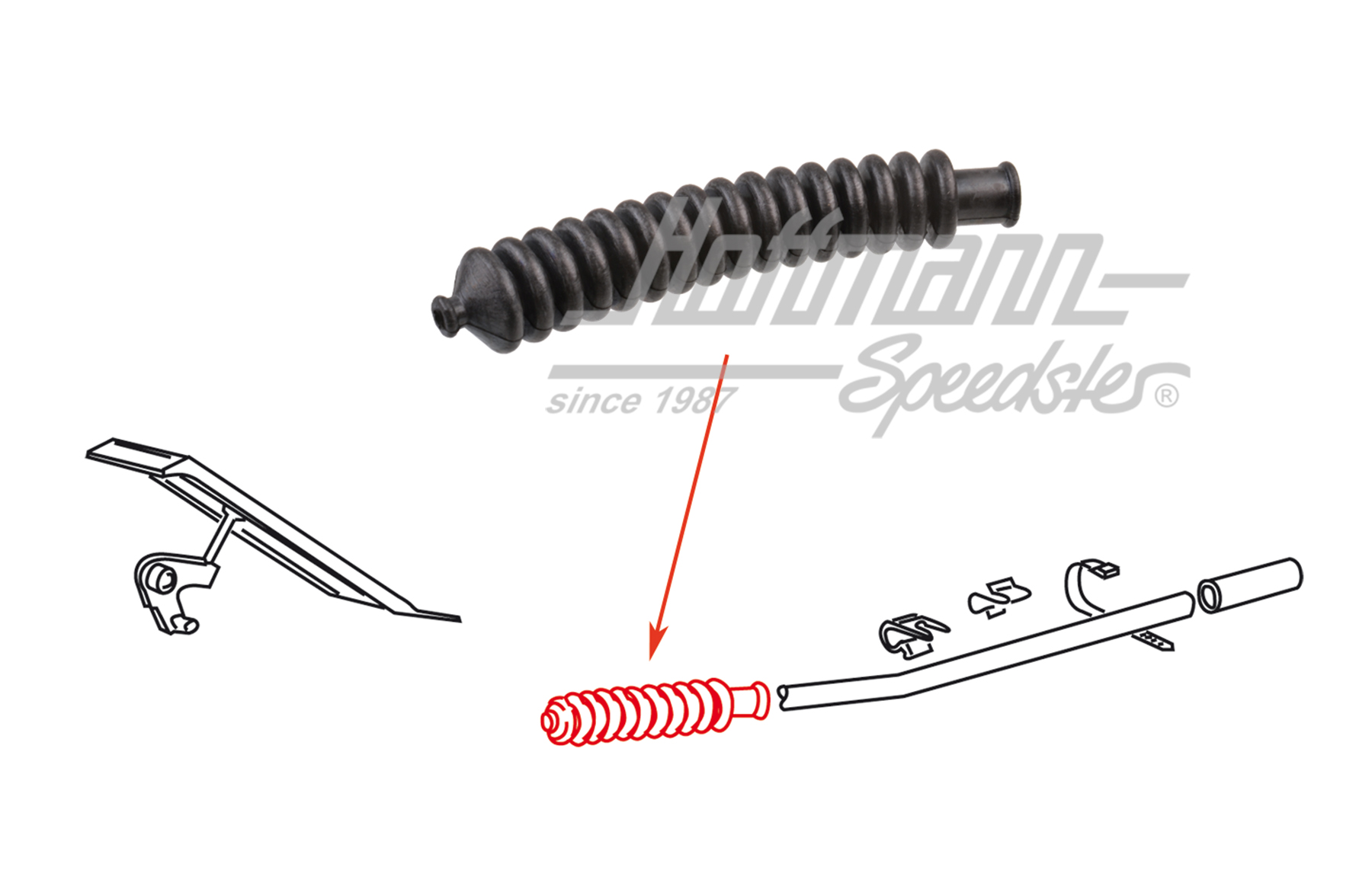 Fuelle, cable acelerador,  8.75-12.82 | 211 721 579 B | 092-1012-12