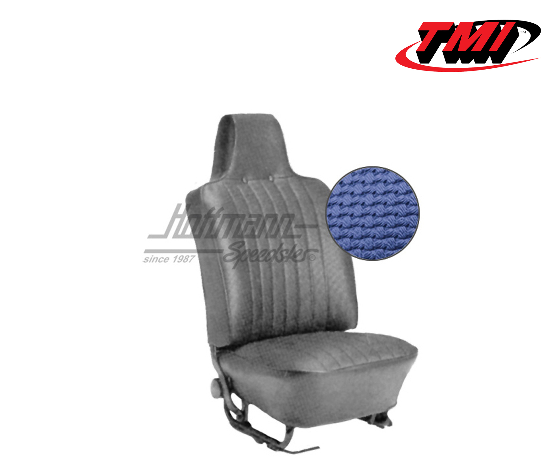 Fundas de asientos, Cabriolet, 69-72, tejido de cesta, azul | 43-1325-08 | 055-6120