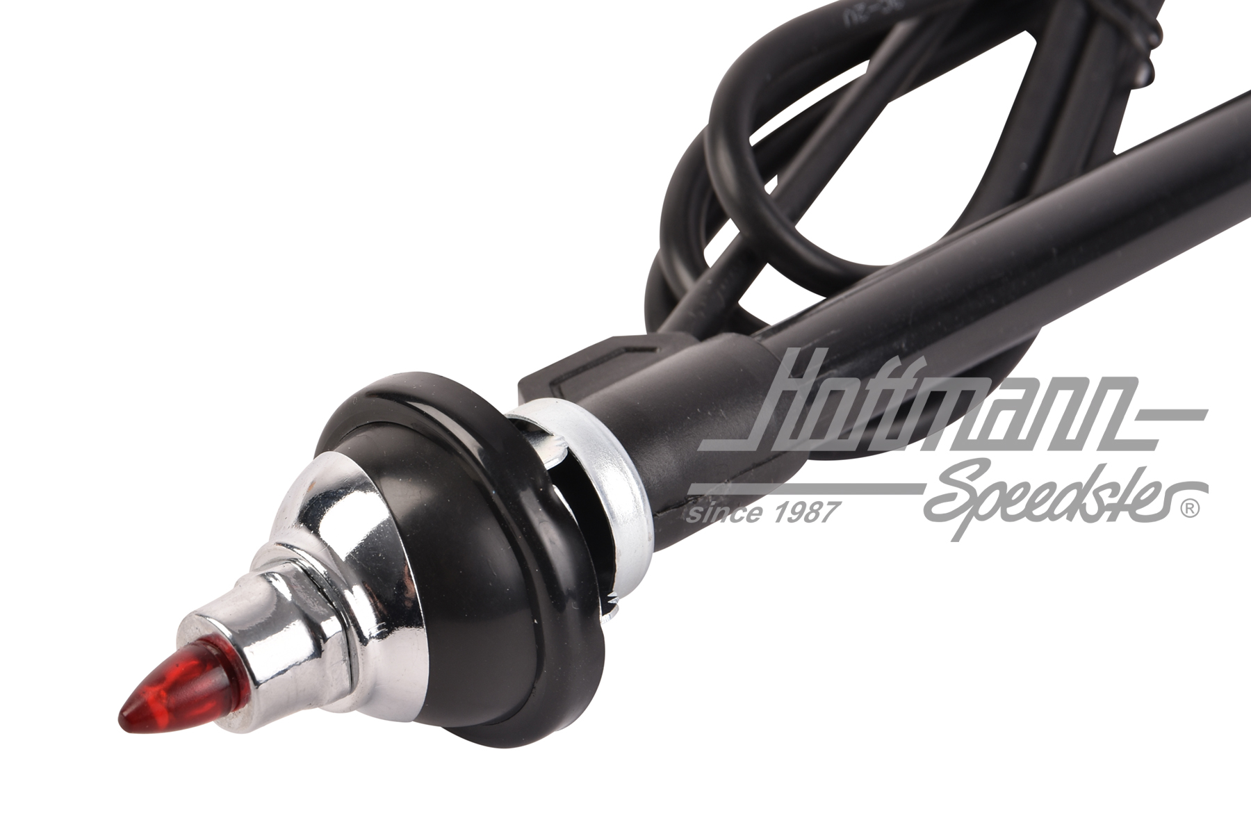 Antena, estilo Hirschmann, punta roja
                                                             