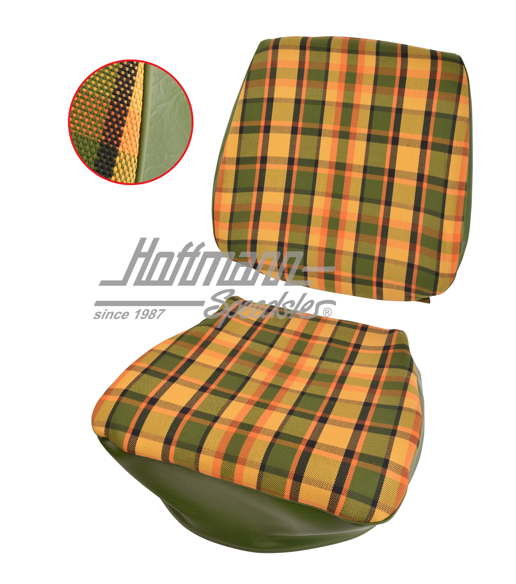 Funda para asiento, Westfalia, marillo/naranja/verde, 74-79 |  | 098-1275-59