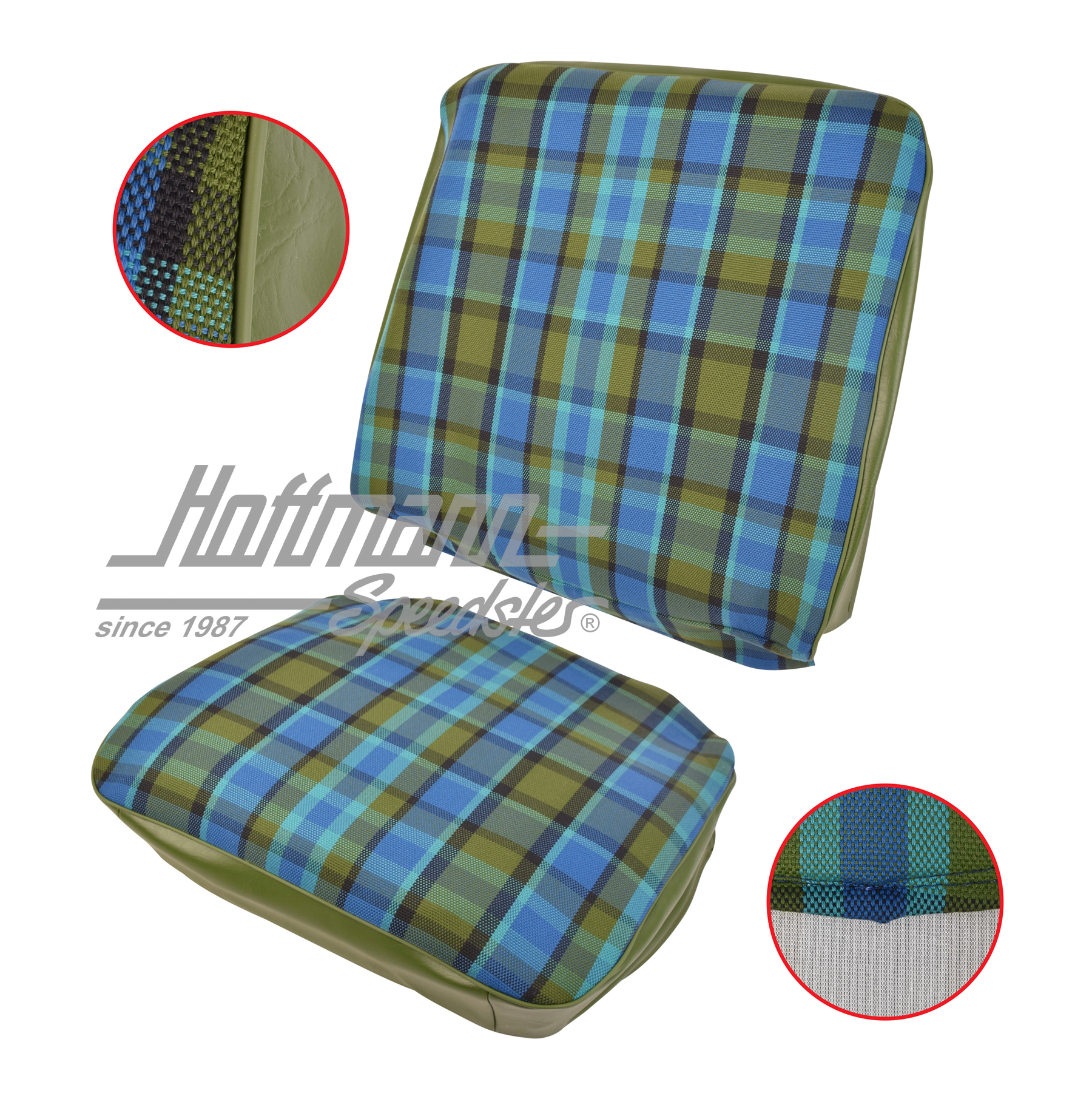 Funda para asiento, Westfalia, azul/verde, 68-74 |  | 098-1300-50