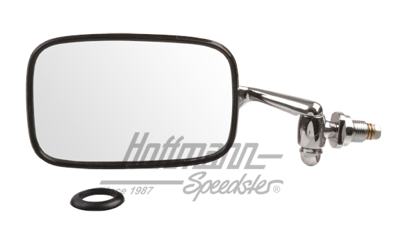 Retrovisor exterior, Escarabajo Berlina, acero inoxidable, izquierdo | 113 857 513 D SS | 045-9201-01