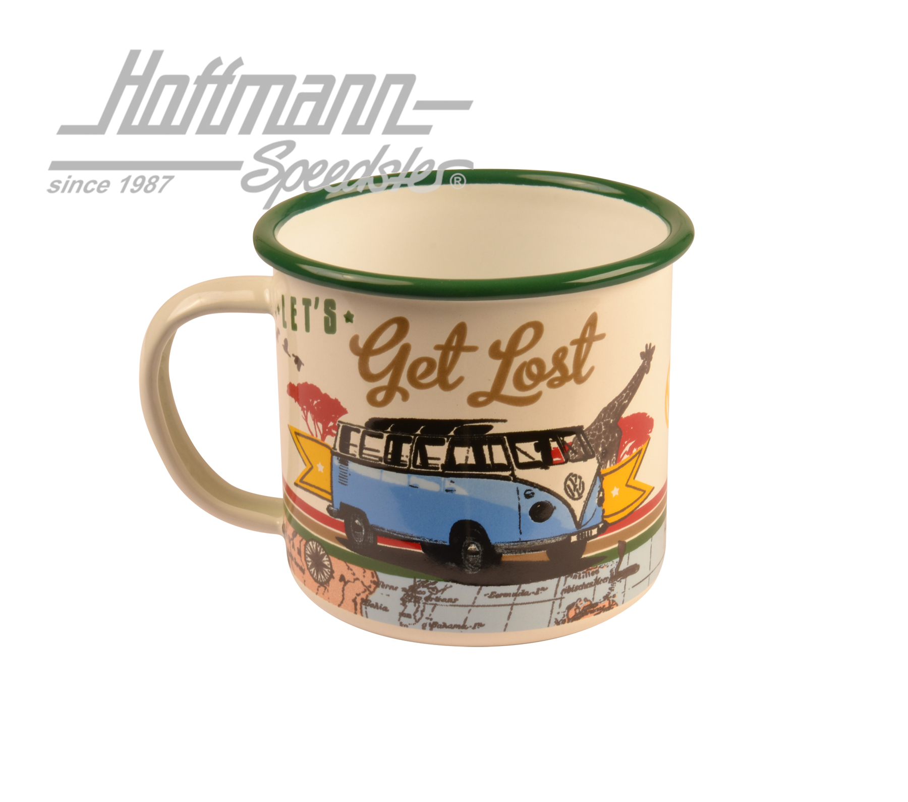 Taza de chapa, Bulli,  Let´s Get Lost                                                               