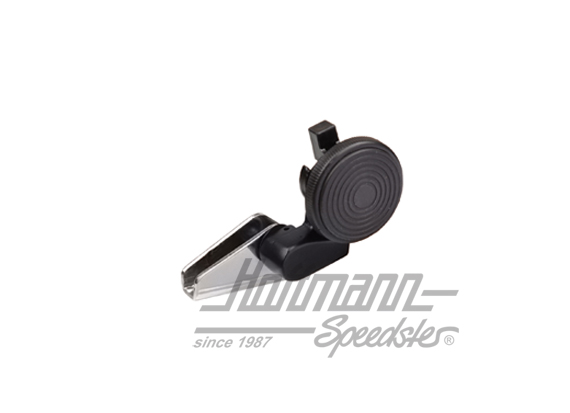 Aldabilla, anterior, cromado / negro, derecha | 311 837 658 A | 097-1028-02