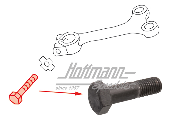 Tornillo, palanca de dirección, Escarabajo / Furgoneta | 211 415 747 A | 020-4298-20