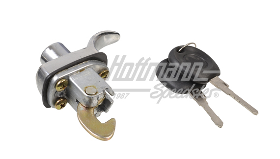Cerradura de capó motor, 8.64-7.66, cromada                                                         