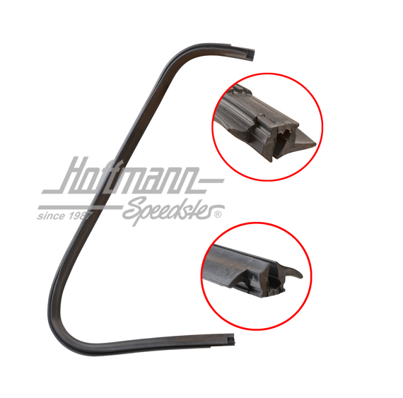 Junta de ventanilla triangular, fija, derecha | 211 837 626 A | 090-6164-02